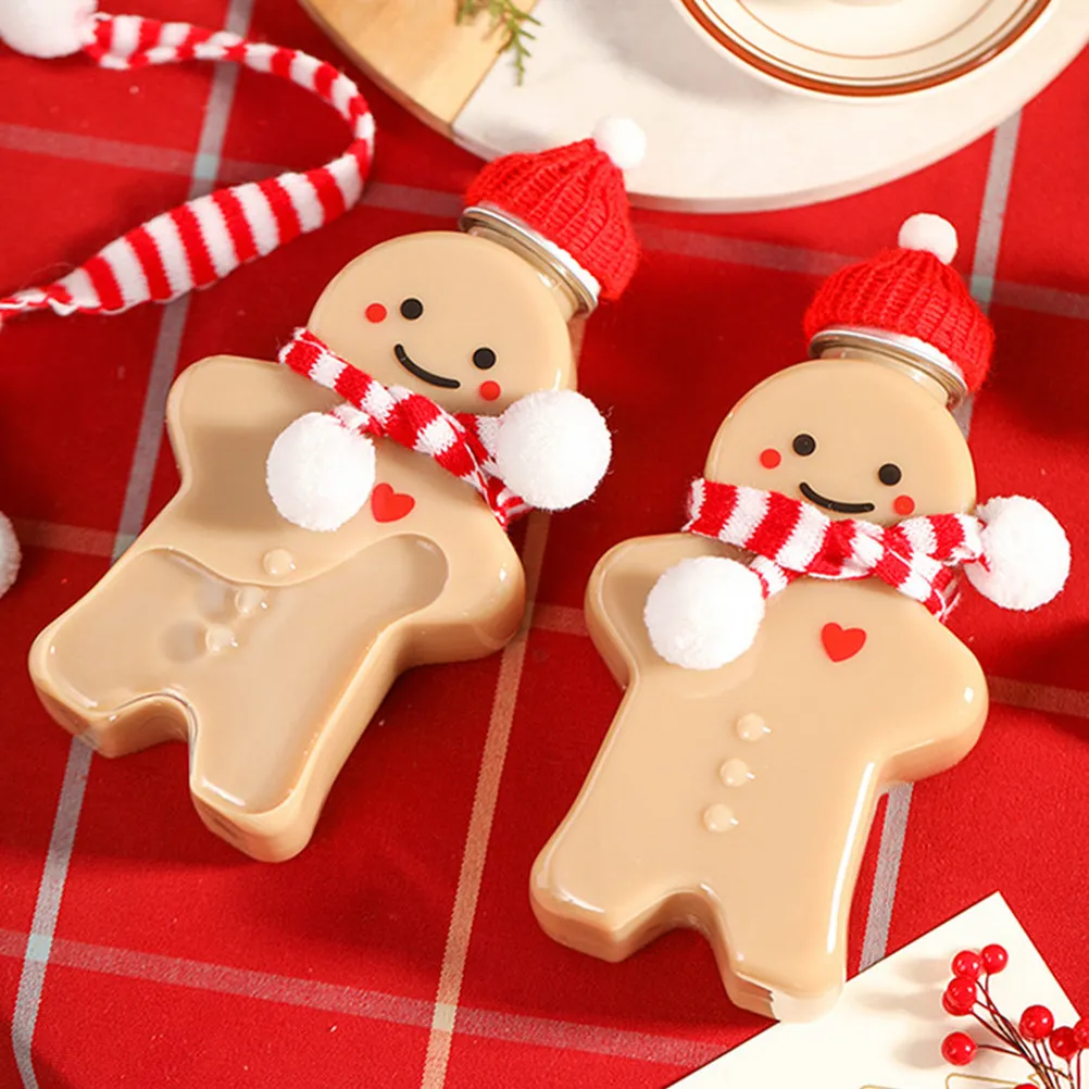 20Pcs Christmas Miniature Santa Hats Scarves Party Decorations Mini Christmas Hat Wine Bottle Ornaments Festive Xmas Props