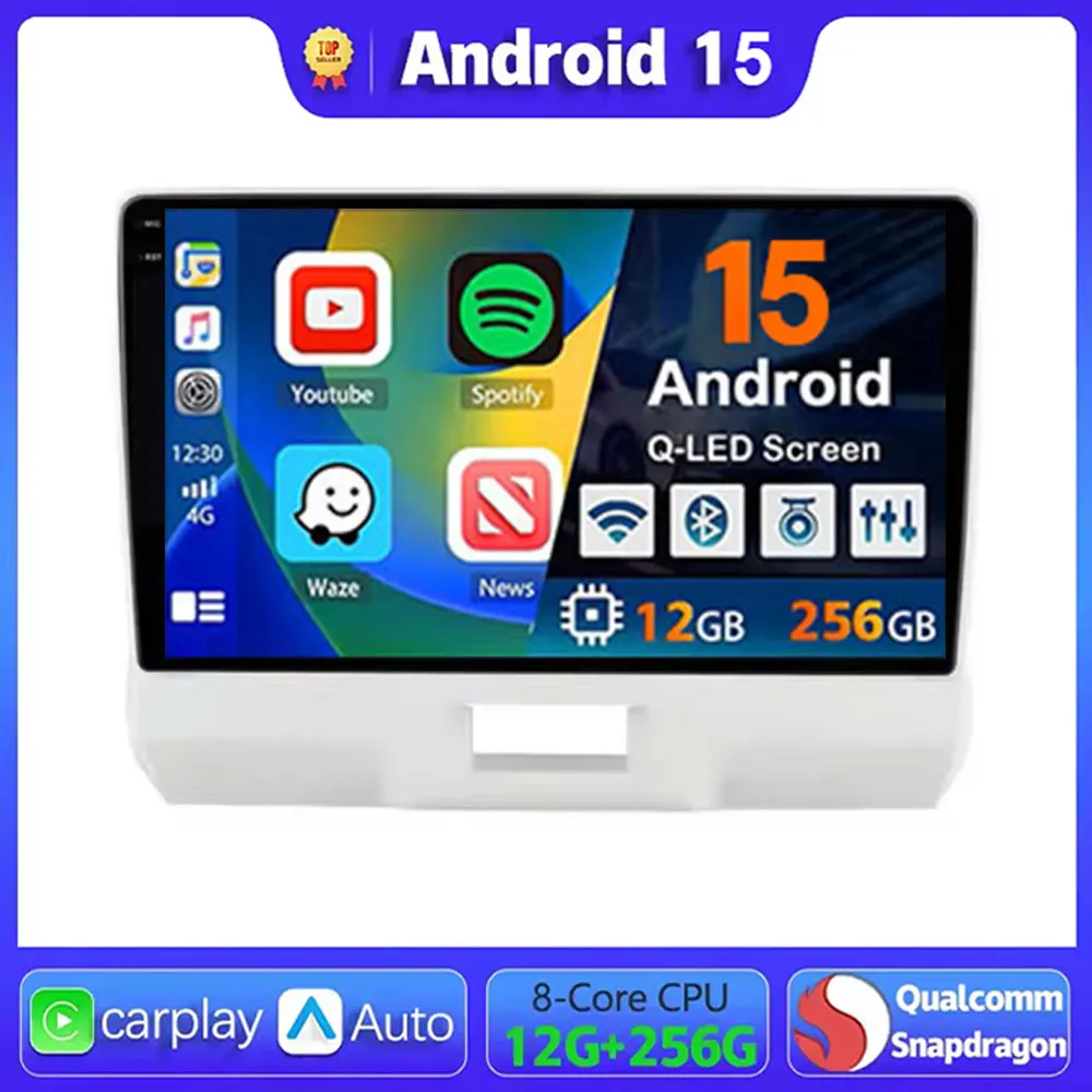 

8+256G Android 15 For SUZUKI HUSTLER 2014 - 2019 Car Radio Video Player Android Auto BT Multimedia GPS DSP Stereo No 2din DVD HU