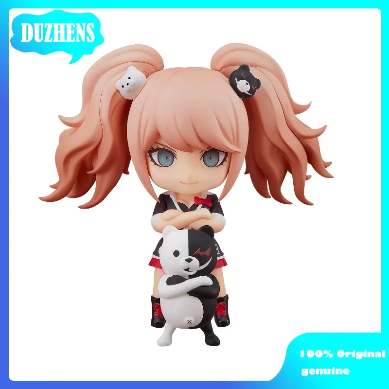 In stock GSC Original:Danganronpa Enoshima Junko Q version figma PVC Action Figure Anime Figure Model Toys Collection Doll Gift