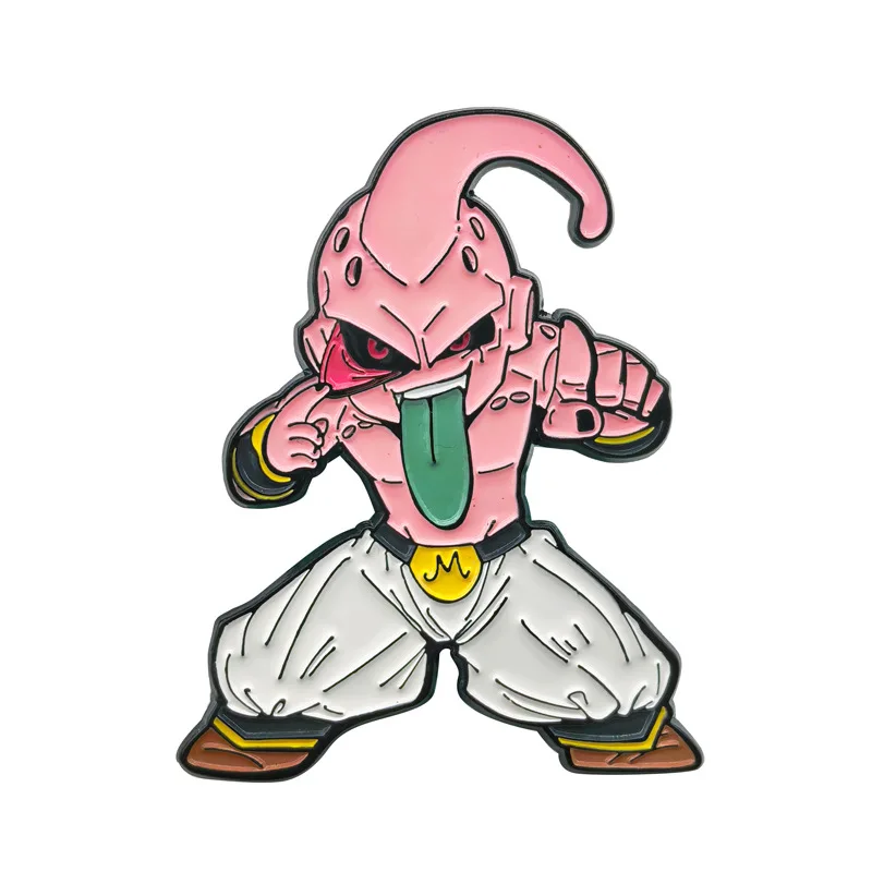 

The Demon Man Buu Metal Badge Dragon Ball Backpack Decoration Brooch Pins Y2k Fashion Toys Anime Cartoon Frind Kawaii Cute