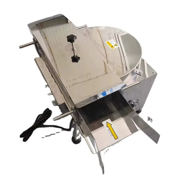Customized Stainless Steel Burger Bun Slicing Machine Commercial Bakery Automatic Bread Cutting Equipment