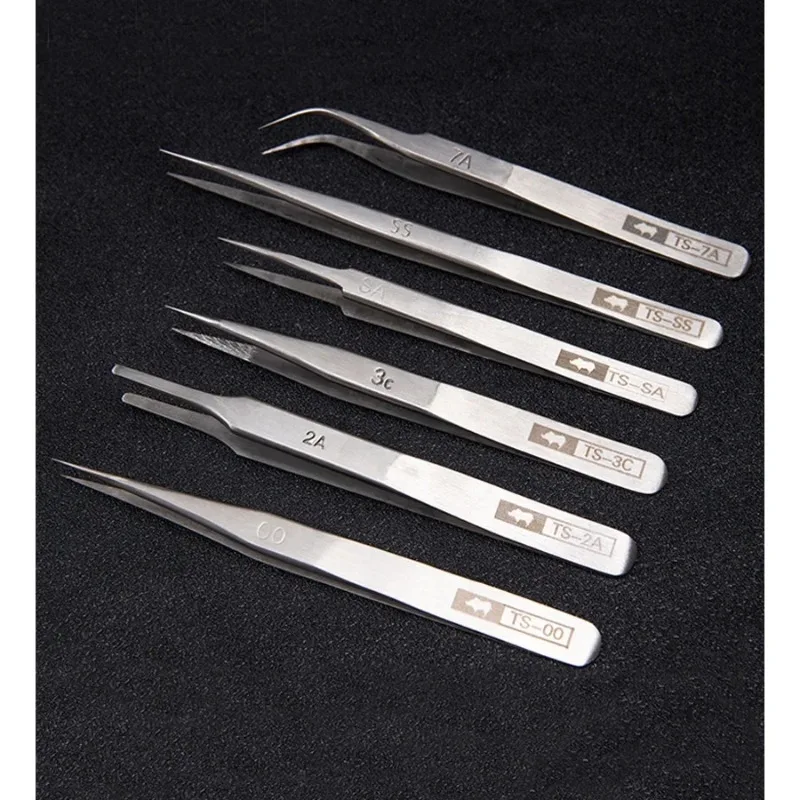 Japan RHINO TS Series Industrial Tweezers for Watch, Cell Phone, Electronics, Jewelry Repair Hand Tools