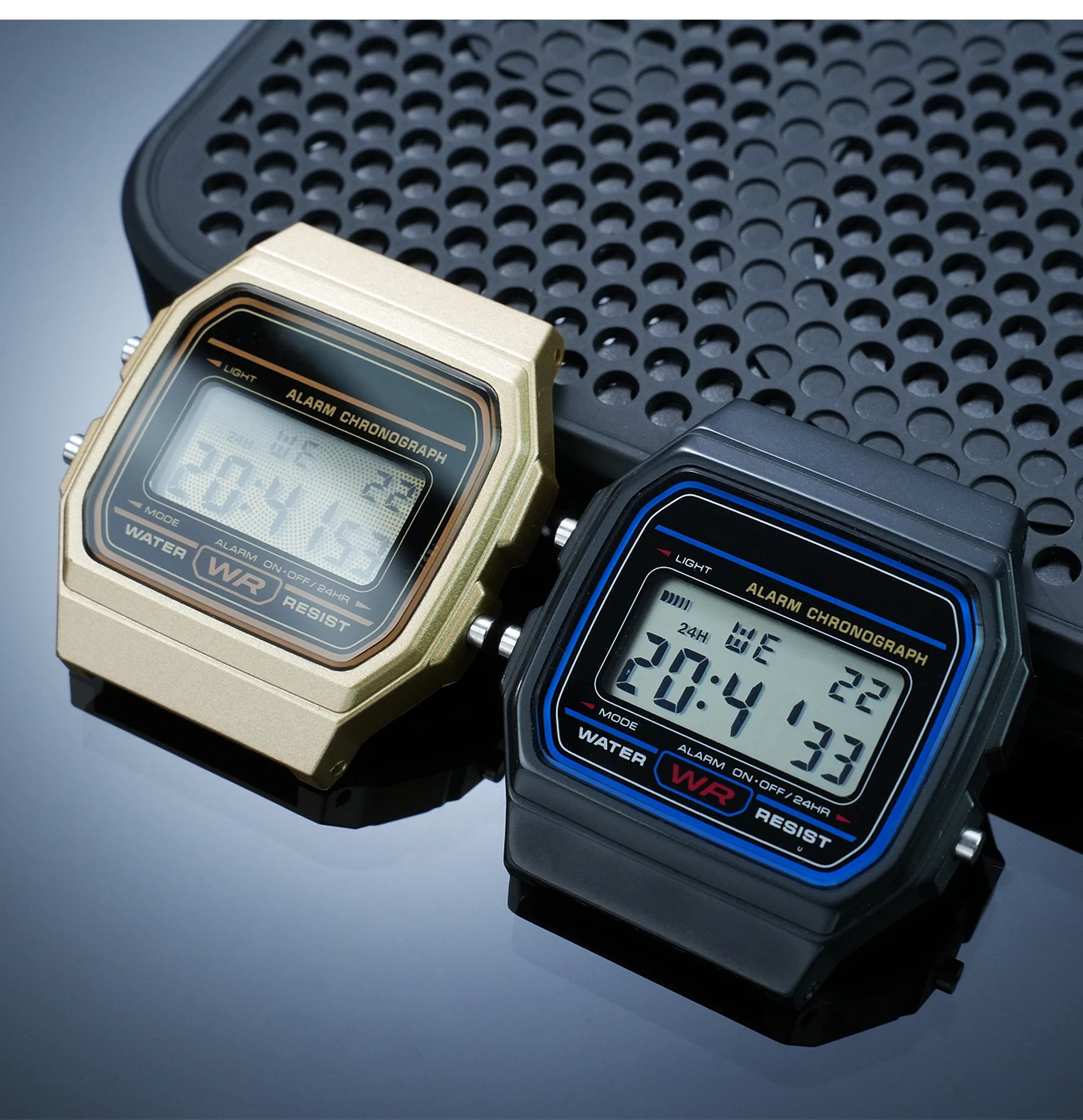 F-91W Metal Steel Mesh Screen Reflective Mesh Retro-reflective Sheet Replace Mod For Casio F91 A158 A159 A168 F-105 watch Screen