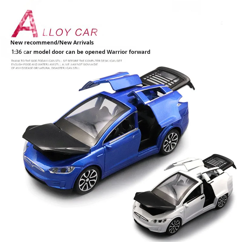 Modelo de coche de alta simulación 1:36 para coche de aleación Tesla, vehículos de juguete fundido a presión, coches de juguete, juguetes para niños, regalos para niños