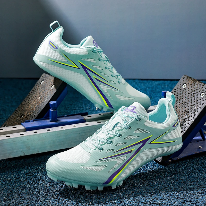 

High Quality Track and Field Shoes, Youth Anti Slip Sports Shoes, Outdoor Professional Jumping Running Shoes, Training Shoes