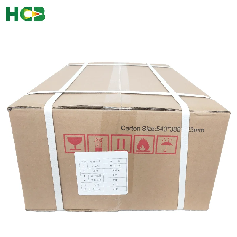 Alarma de detección de humo y fuego fotoeléctrica, cámara magnética de puerta, Localizador GPS, de 3V batería de litio, HCB CR123A