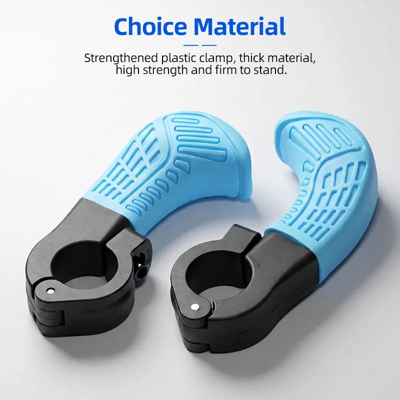 Deemount Thumb Grip 21.8-22.2mm Handlebar Install 5-Color Choice MTB Bike Bar Ergonomically Design Adjustable Rest Comfort Part