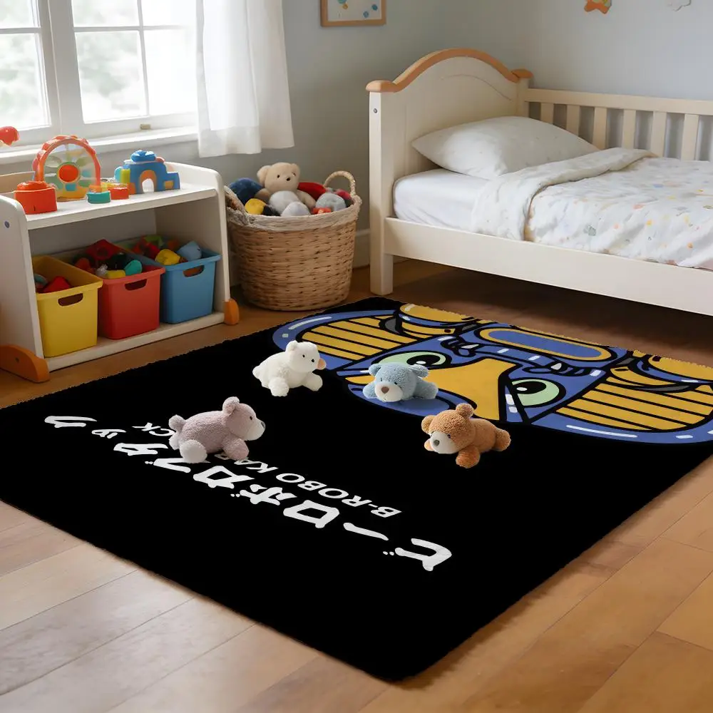 

Floor Mat Soft Flannel Rug Non-Slip Absorbent Mat for Bathroom Bedroom Home Decor R-Robo Kabutack