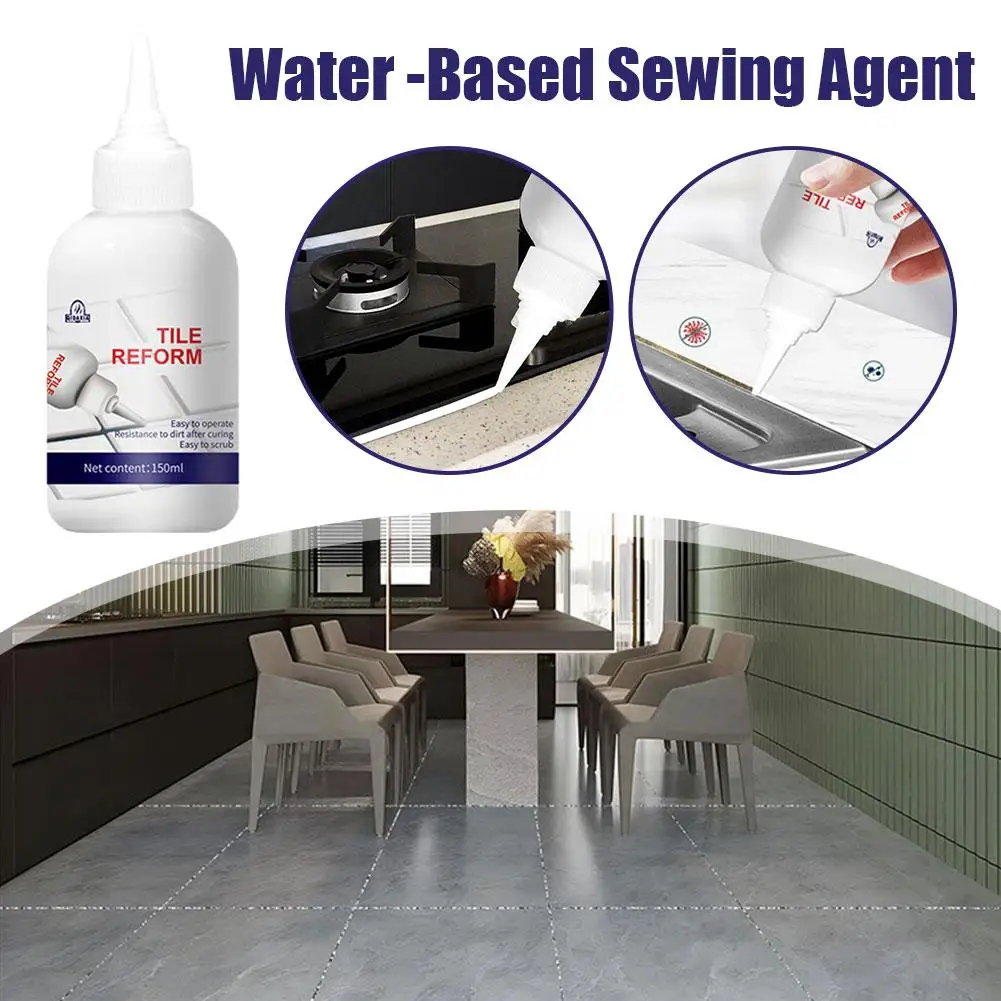 150ML Seam Beauty Agent Easy Operation Tile Beauty Grout Grouting Fill Tile Glue Sealer Porcelain Ceramic Glue Waterproof