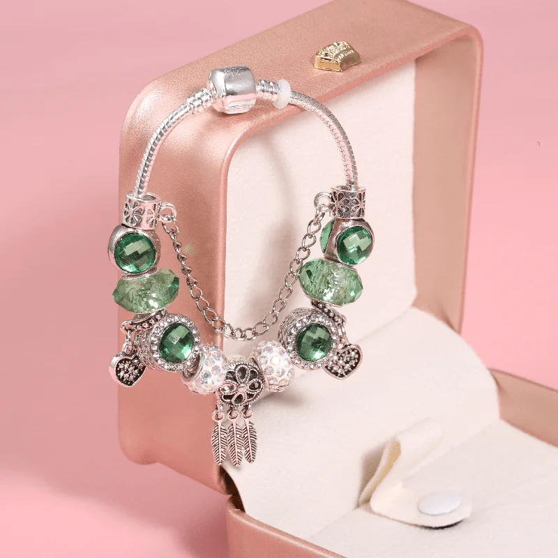 Roland Purple Crystal Bracelet Female Ins niche design Fine Dream Catcher Six Star Pendant Bracelet pulsera envio gratis