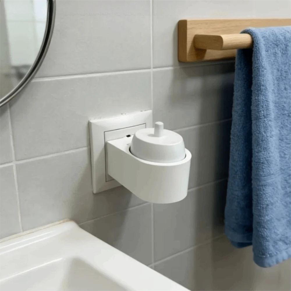 Durable Electric Toothbrush Holder Wire Clutter Prevention Electric Toothbrush Storage Rechargeable Base Holder