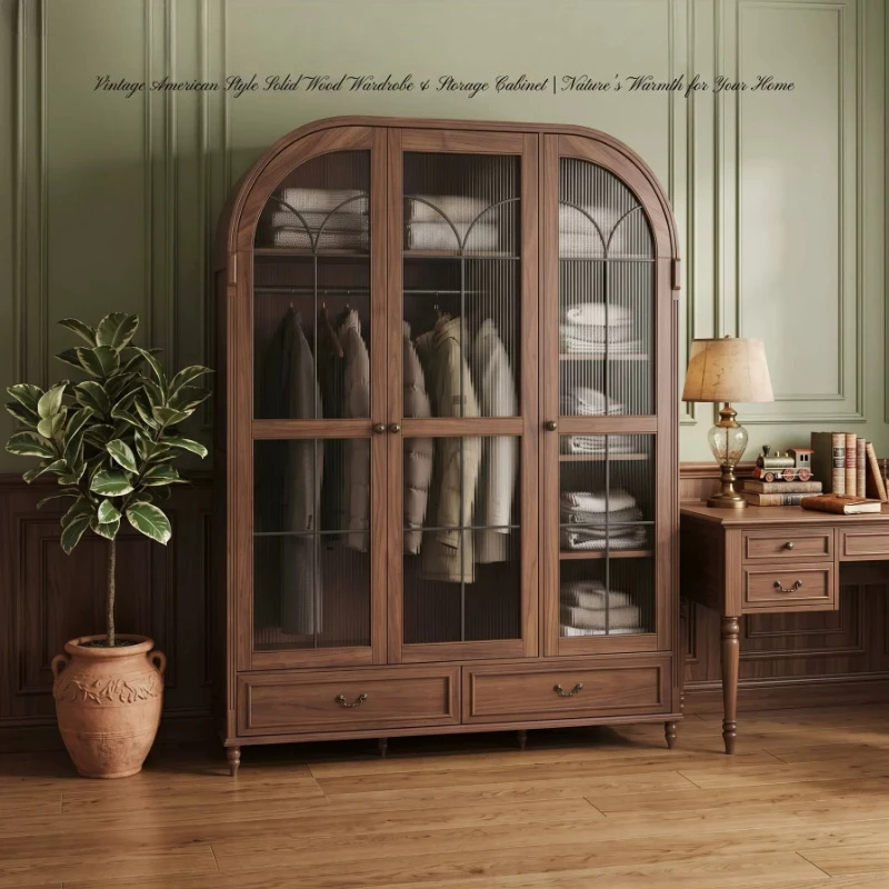 

Large Glass Adults Wardrobes Customized Luxury Space Saving Organizer Cupboard Clothes Bedroom Hotel Ropero Armable Furniture