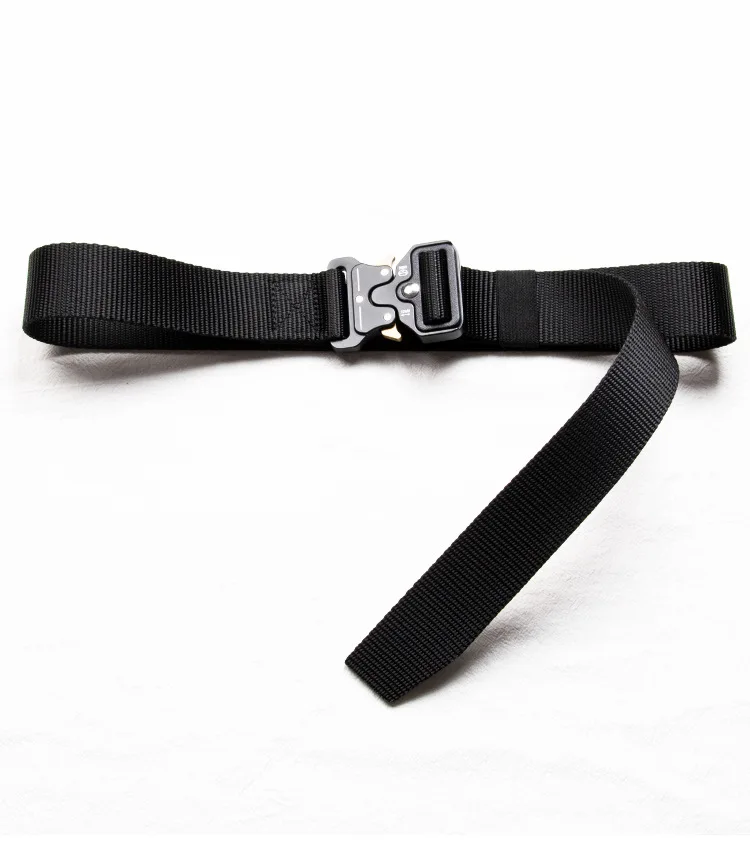 Modischer Hip-Hop-Punk-Y2K-Gürtel für Outdoor-Sport, Jugendlicher Taillengürtel 3,8cm 3cm 2,5cm Canvas Taktischer Gürtel für Männer und Frauen Trend – Detail 7