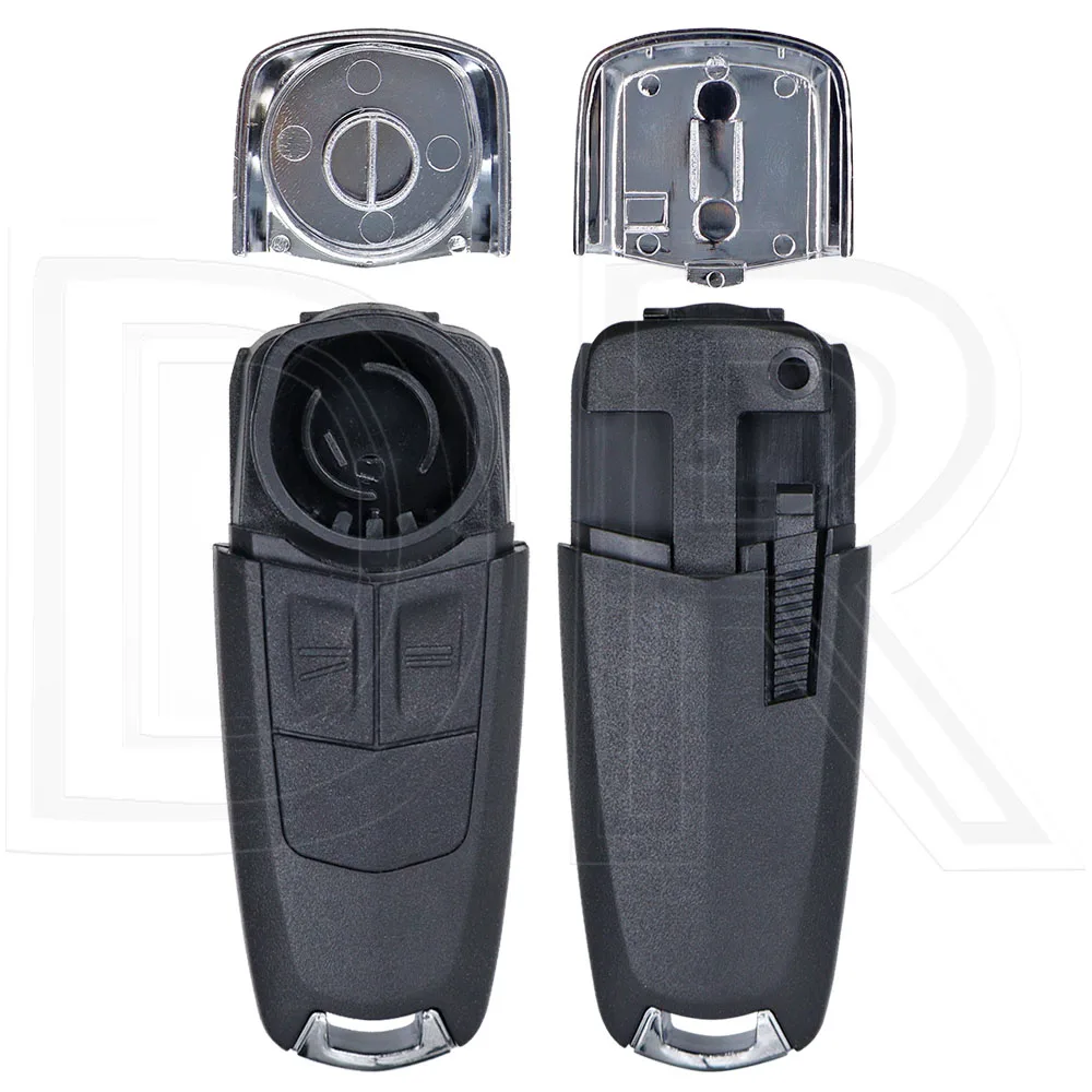 Great Replacement 2 Button Car Remote Key Shell Housing Fob Case No LOGO For Opel Zafira Astra GTC TT 2-Door Roadster view 2
