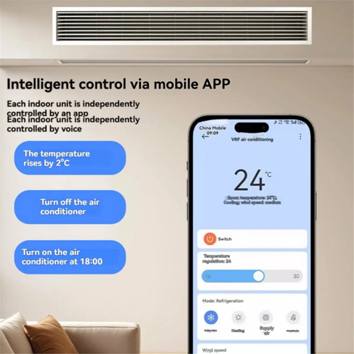 [T28C] Bluetooth Mesh 2.0 Central Air Conditioning Controller VRF Mi Home and Supports Xiao Ai Voice Control Scenarios