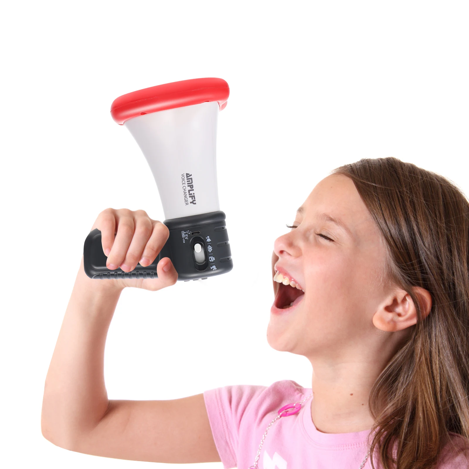 

Recording Player Toy Microphone Child Megaphone Speech Amplifier USB Creative Funny Handheld Abs