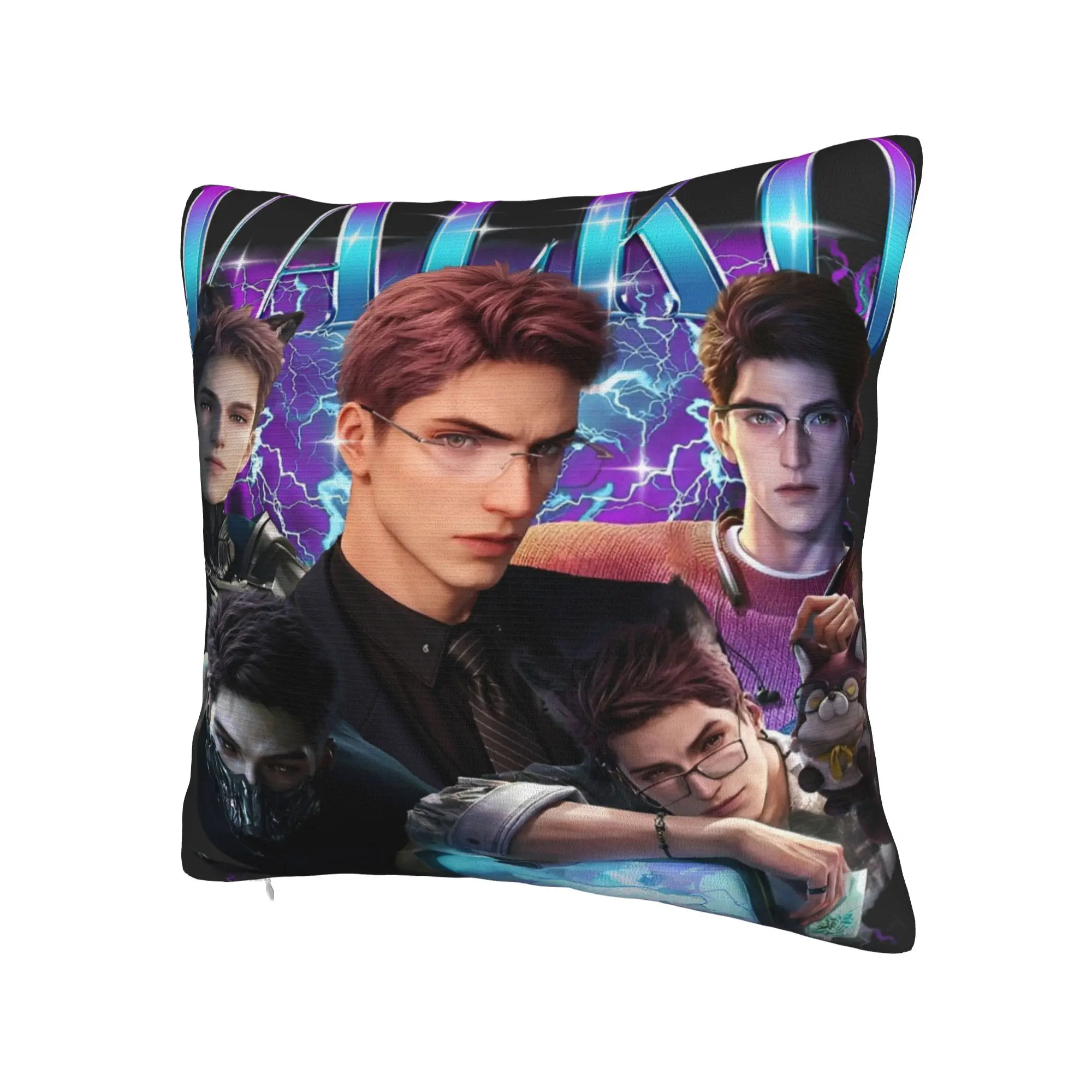 Game V-Valko L-Love and Deepspace Pillow Case  Custom Pillow Cover For Chair Sofa Home Decor Morden Pillowcases