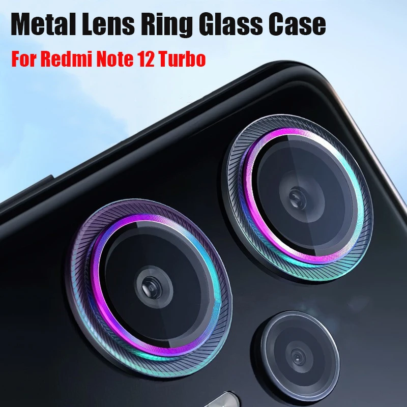 

Camshield Camera Lens Metal Glass Ring Case for Xiaomi Redmi Note 12 Note12 Turbo Alloy Lens Protector Protective Cap Cover