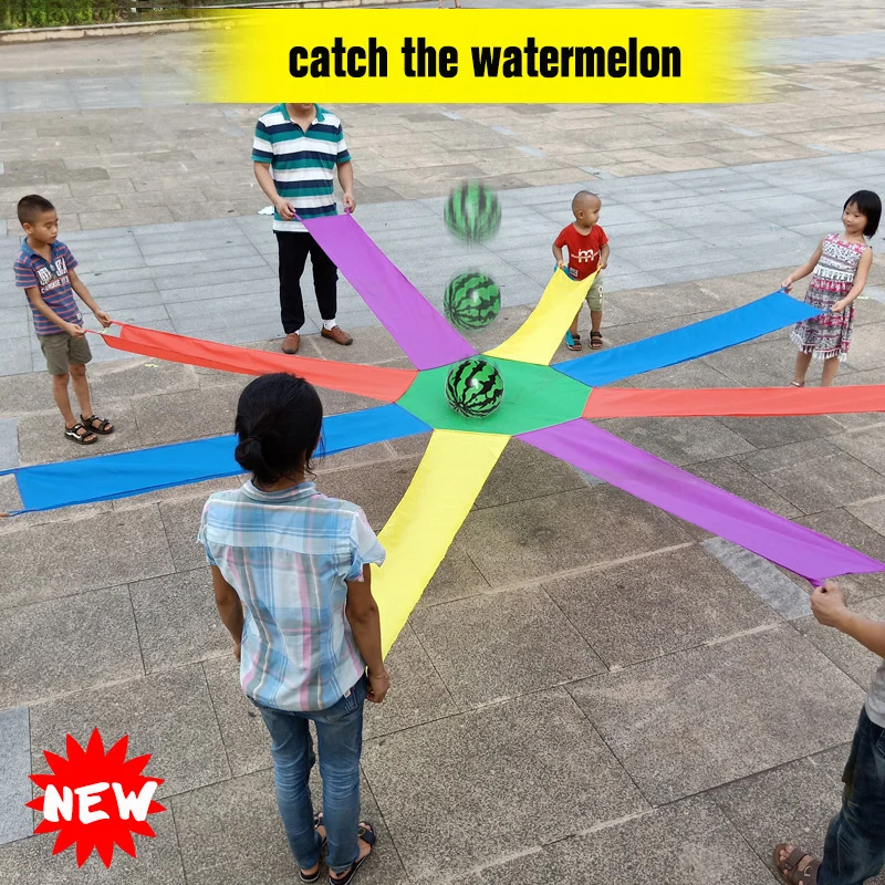 Roll Watermelon Ball Kid Outdoor Activity Kindergarten Game Adult Company Team Building Farm Octagon Oxford Cloth Children Toy