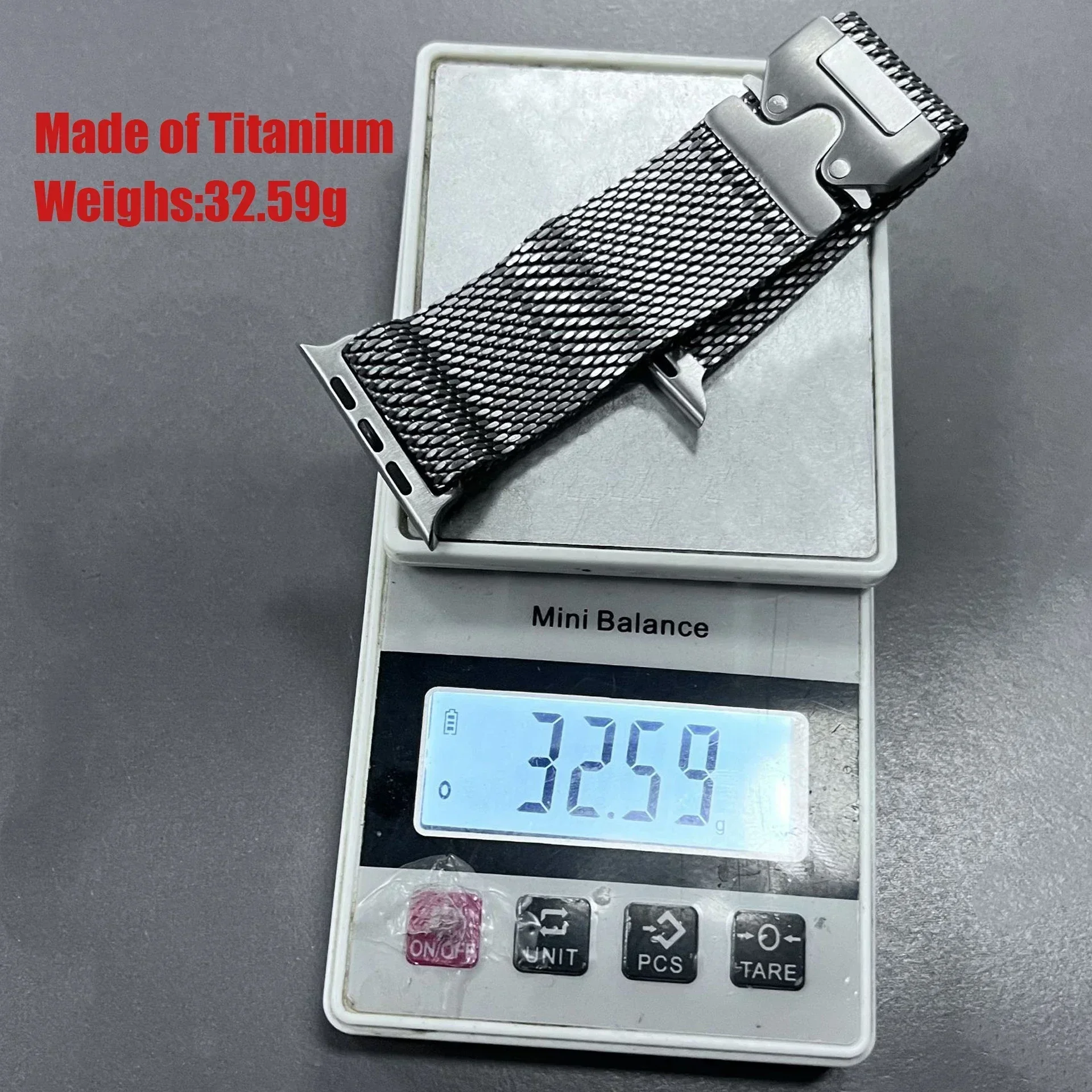 Titanium Band for Apple Watch Ultra 3 49mm Series11 10 9 8 7 6 Natural Titanium Milanese Loop for IWatch Secure Parachute Buckle