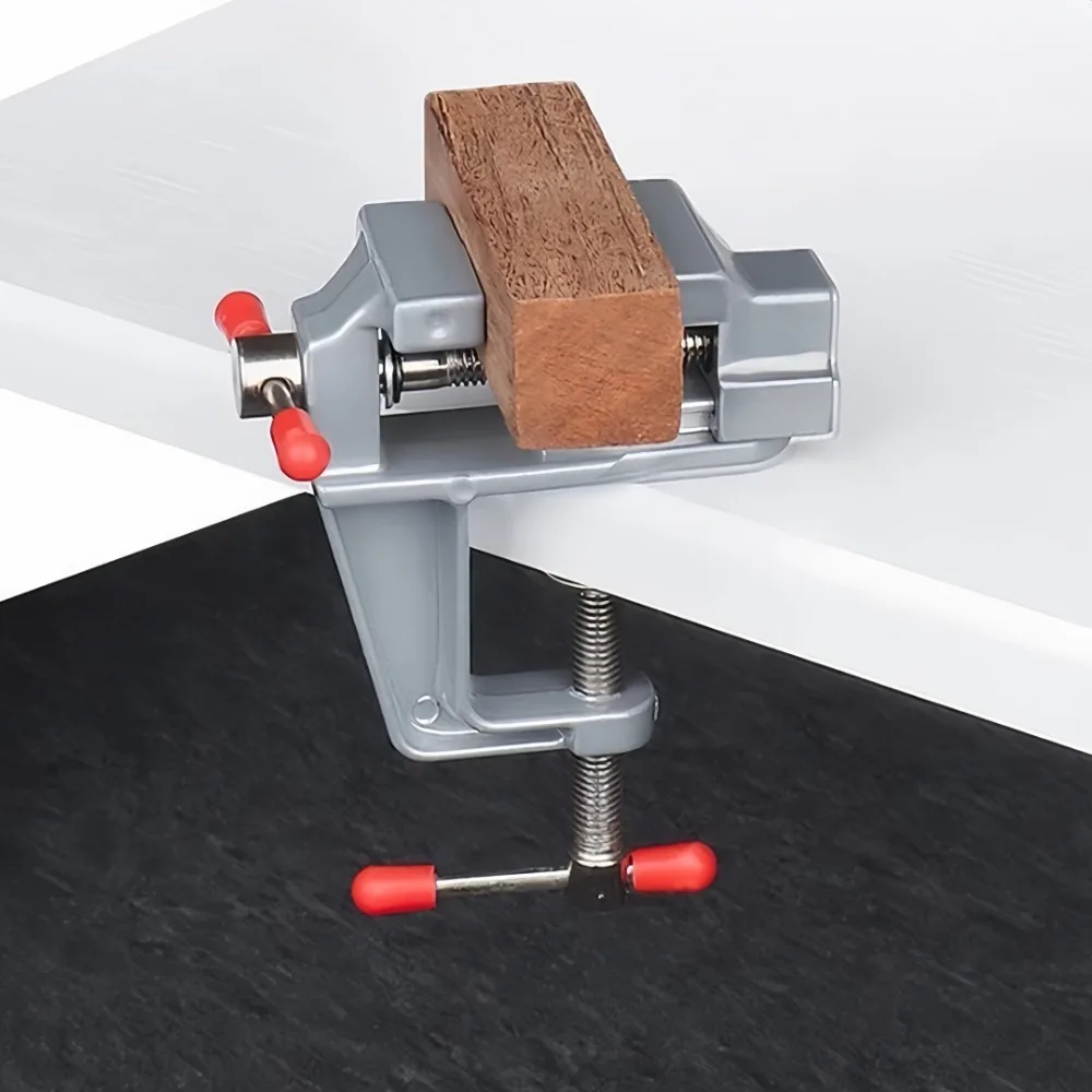 Fotografia 7: Mini Alicate de Bancada Portátil para Joias, Estilo Clipe, Ferramenta Multifuncional de Alumínio de 3,5 Polegadas para Bricolagem