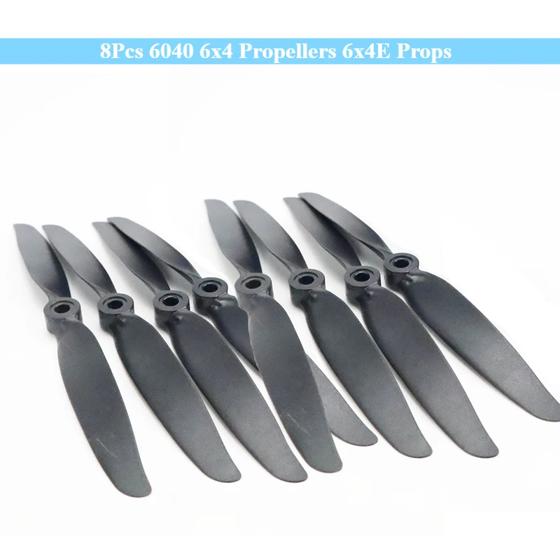8Pcs 6040 6x4 Propellers 6x4E Props for RC Airplane Quadcopter 2450 High Speed Brushless Motor Plugin Accessories DIY Expand