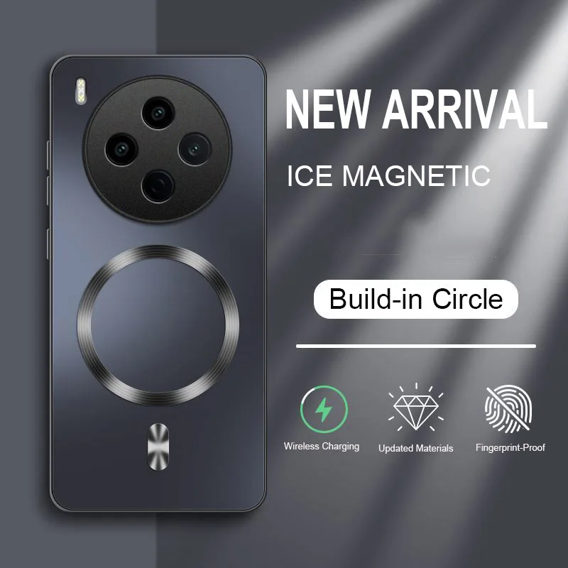 Für Magsafe AG Matte Hard Magnetic Case für VIVO X300 X200S X200 S30 Pro Mini Ultra Y29 Y39 Y36 stoßfeste, schlanke, seidige Hautschutzhülle