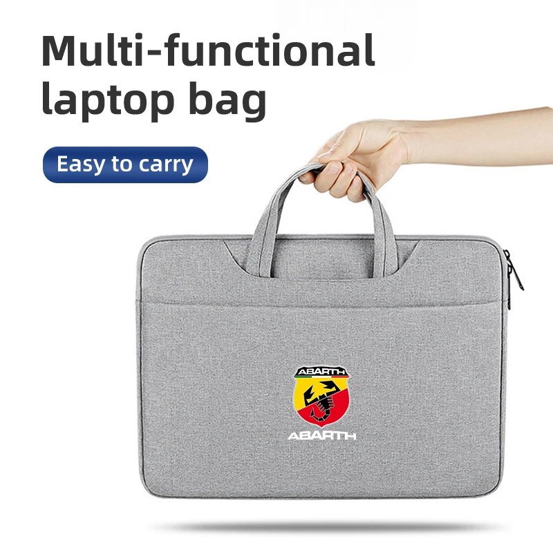 Fashionable Business Type Laptop Bag Portable Computer Bag Handheld Crossbody Bag For FIAT Grande 500 Abarth Tipo Freemont Doblo