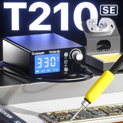 Mechanic T210 soldering station LED digital display Fast heating in 5 seconds 3 memory temperatures auto sleep welding station