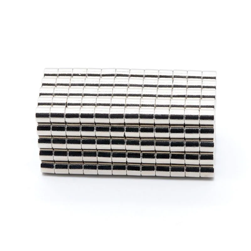 20/50/100 PCS kicsi Futam Hatalmas Mágnes N52 Épületszárny 3x3mm szuper Erős Neodímium magnets Hűtő készülék Mágneses Ezüst- Mágnes