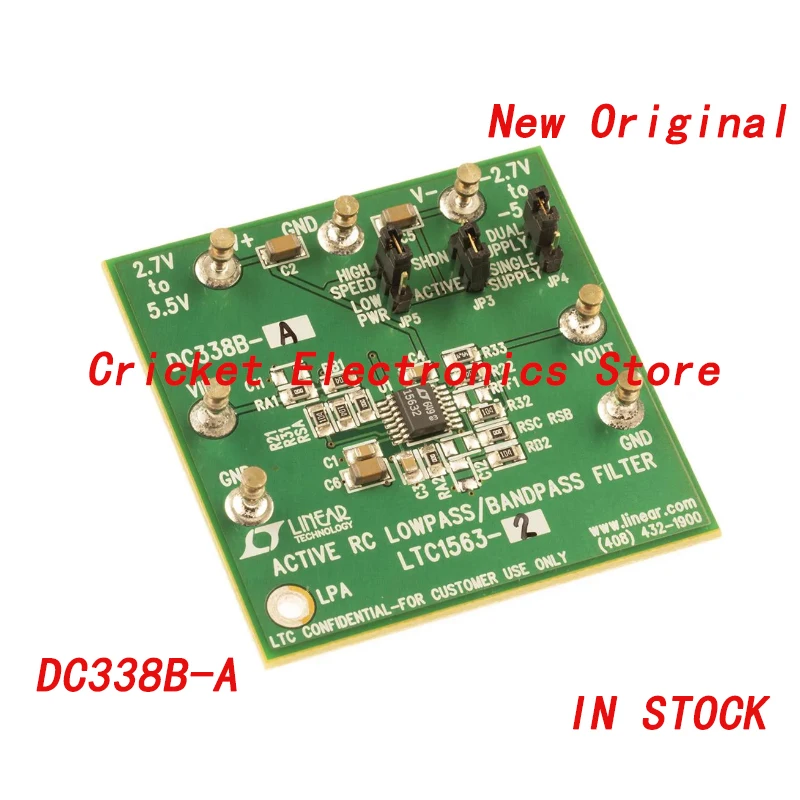 

DC338B-A Active RC 4th Order Lowpass Filter Family Development Tool