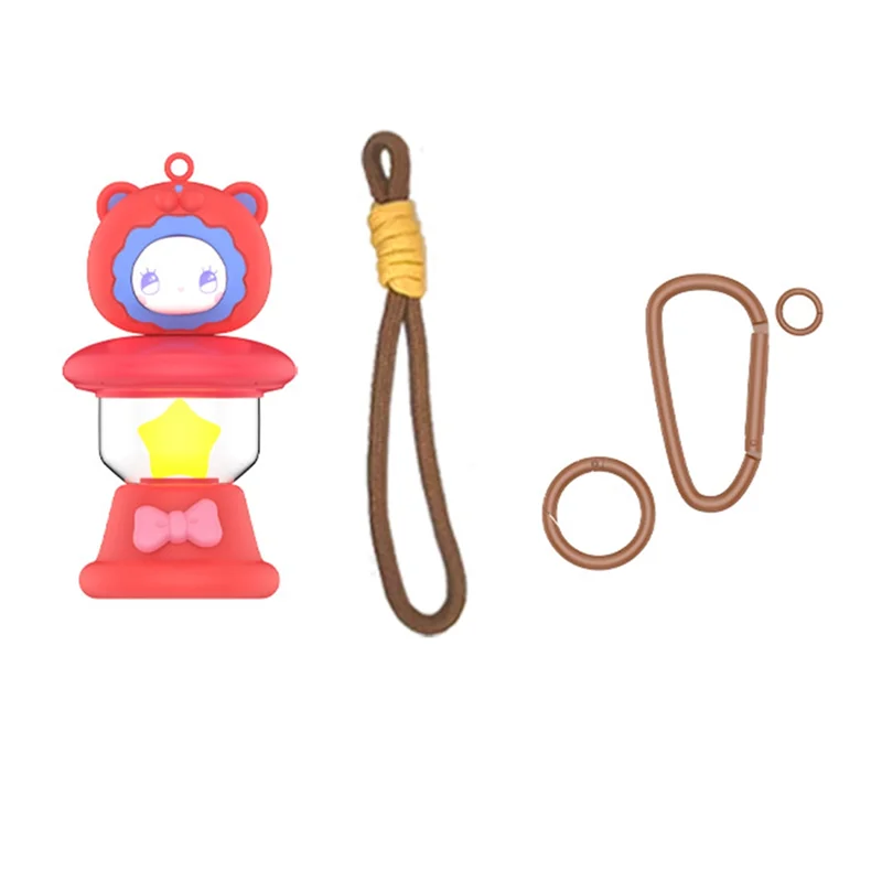 ABSQ-For Airtag Anti-Lost Device Pendant Protective Cover Cartoon Cute Night Light Dustproof Storage Children Couple