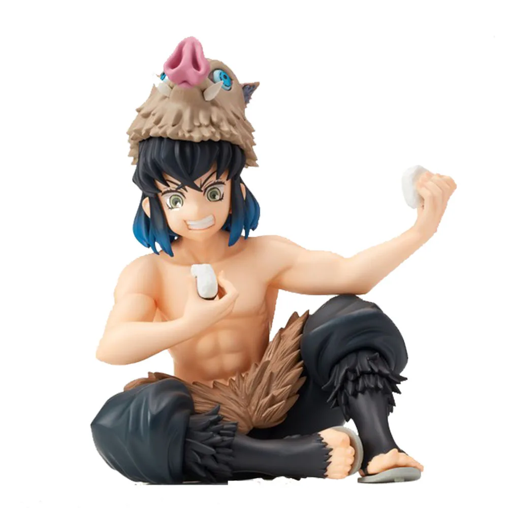 9 سنتيمتر Hashibira Inosuke الشكل أنيمي شفرة شيطان تدمير لعبة مجسمة هدية جمع الحلي كوب غطاء الشكل كرة الأرز البلاستيكية #5