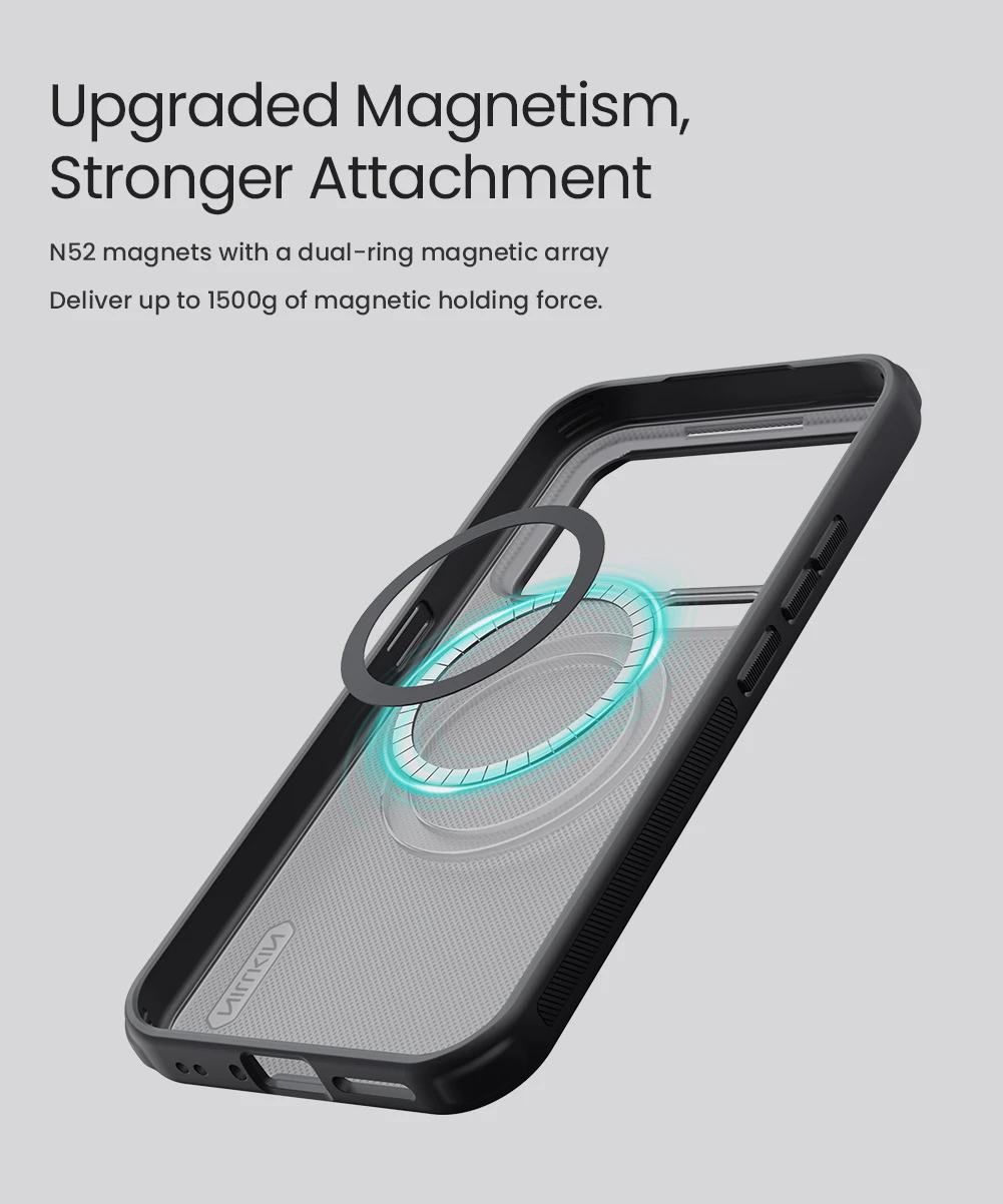 NILLKIN Schutzhülle für Xiaomi 18 Pro Max, passgenaue Hülle, magnetisch, supermatte Oberfläche, hochwertige, matte PC-Schutzhülle. – Detail 8