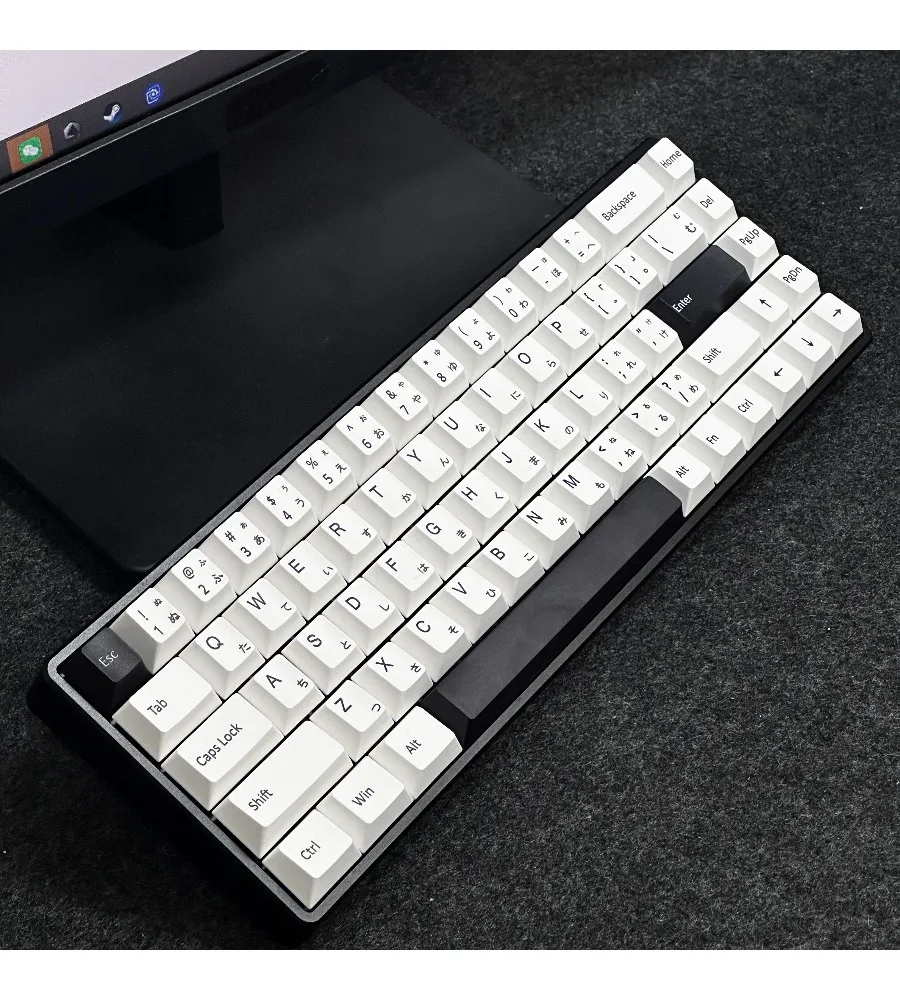 Keycap Sublimation process Original adaptable magnetic axis mechanical axis keyboard Japanese simple keycap engraved high