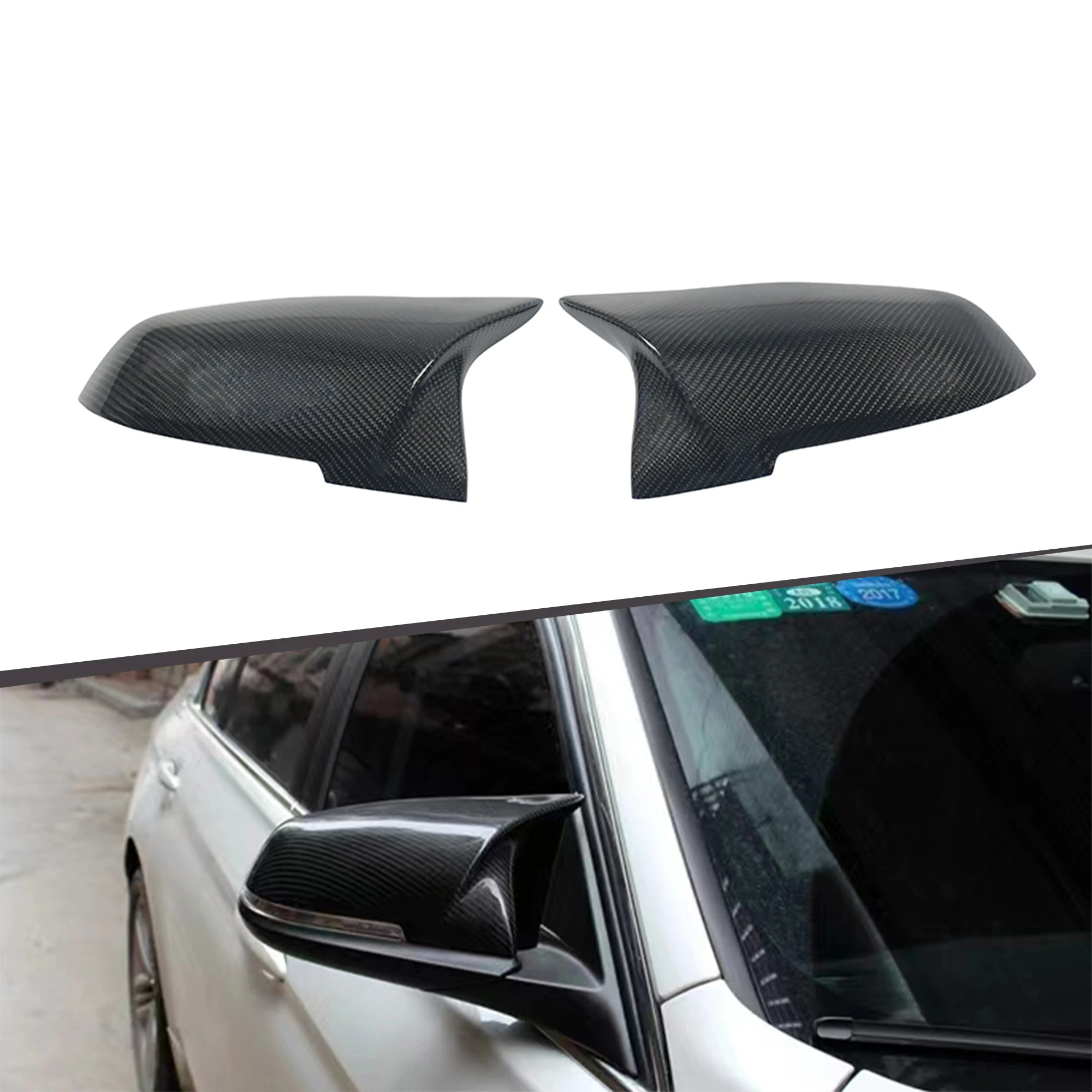 

Carbon Fiber Side Mirror Cover Rearview Mirror Caps Auto Styling Accessories for BMW F20 F21 F22 F23 X1 E84 F30 F32 F33 F36