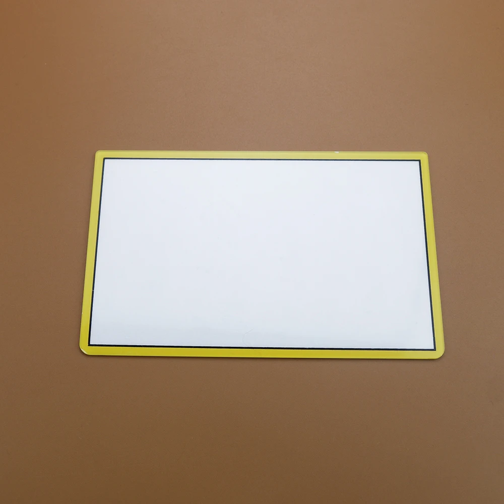 1 Stück Ersatz-Oberer Frontbildschirmrahmen Linsenabdeckung LCD-Bildschirm für 3DS XL LL New 3DSXL 3DSLL Kunststoff- & Glaslinse