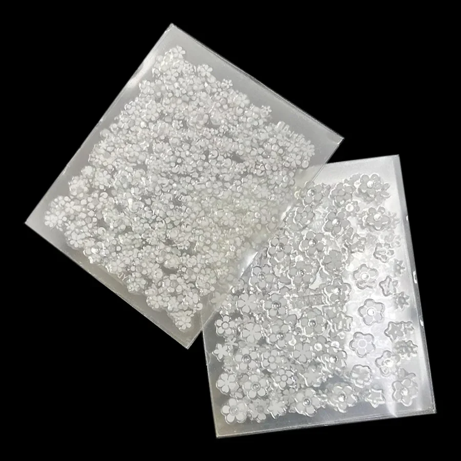 10Pcs Nail Art Transfer Stickers 3D Design Manicure Tips Decals Decorations Sheet for DIY Nail Art