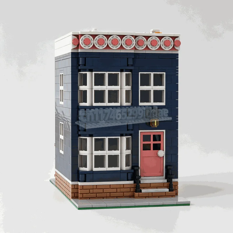 1369PCS D C Townhouse Modular MOC Creative Street View Model Custom Puzzle Architecture DIY Education Assembly Building Blocks