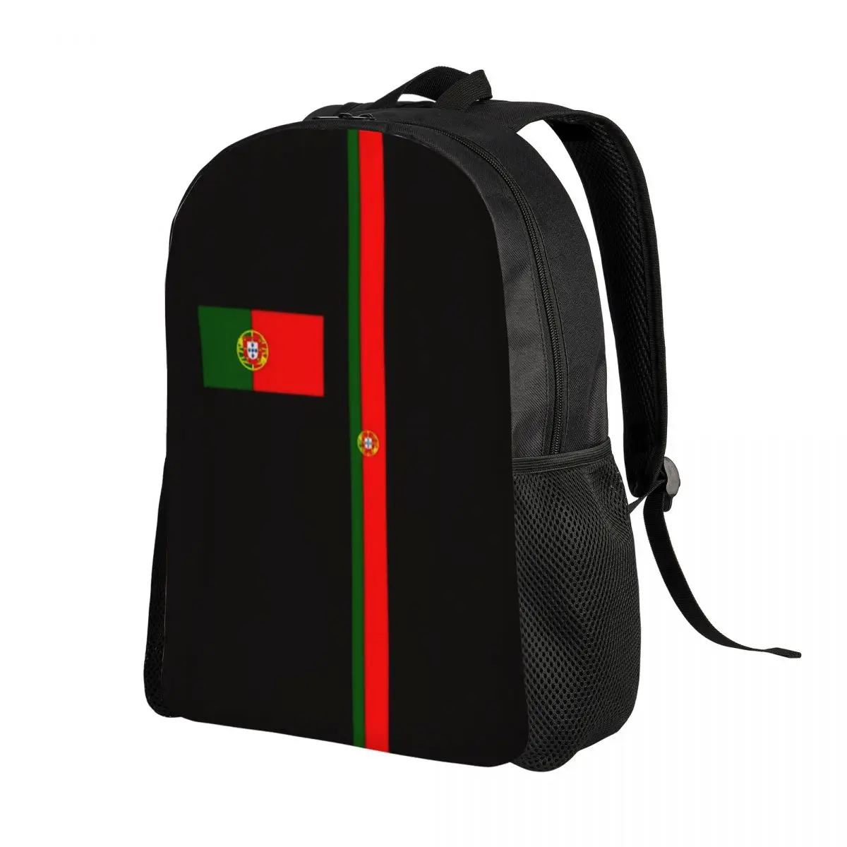 Portugal Flag Backpack for Men Women Water Resistant School College Portuguese Pride Bag Print Bookbags