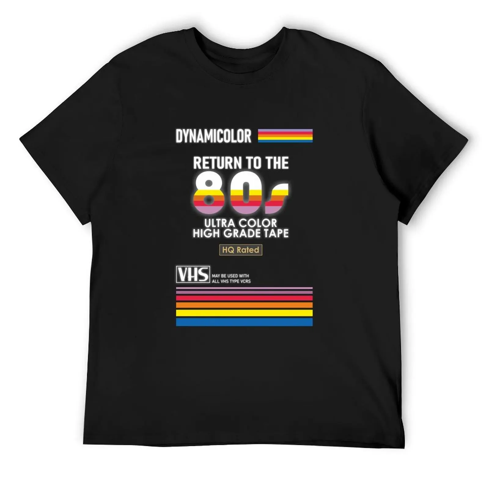 VHS Inspired Retro 80s Poster - Return to the 80s / T-Shirt / Stickers / Journal Notebook T-Shirt