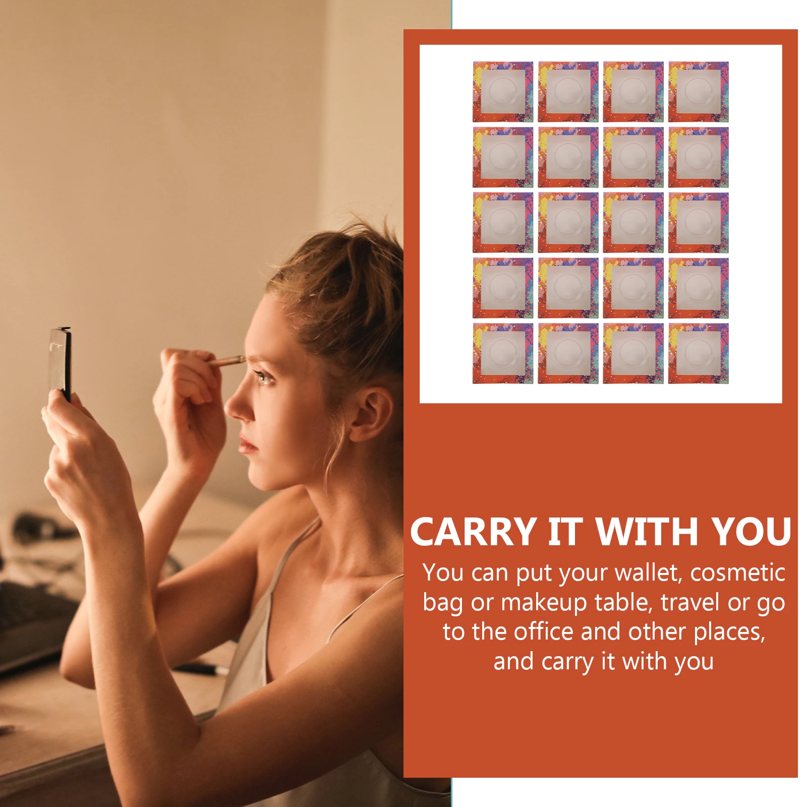 

Colorful Paper Eyelash Storage Box Open Window Packaging Case False Lash Organizer Holder Container For Salon Personal Use