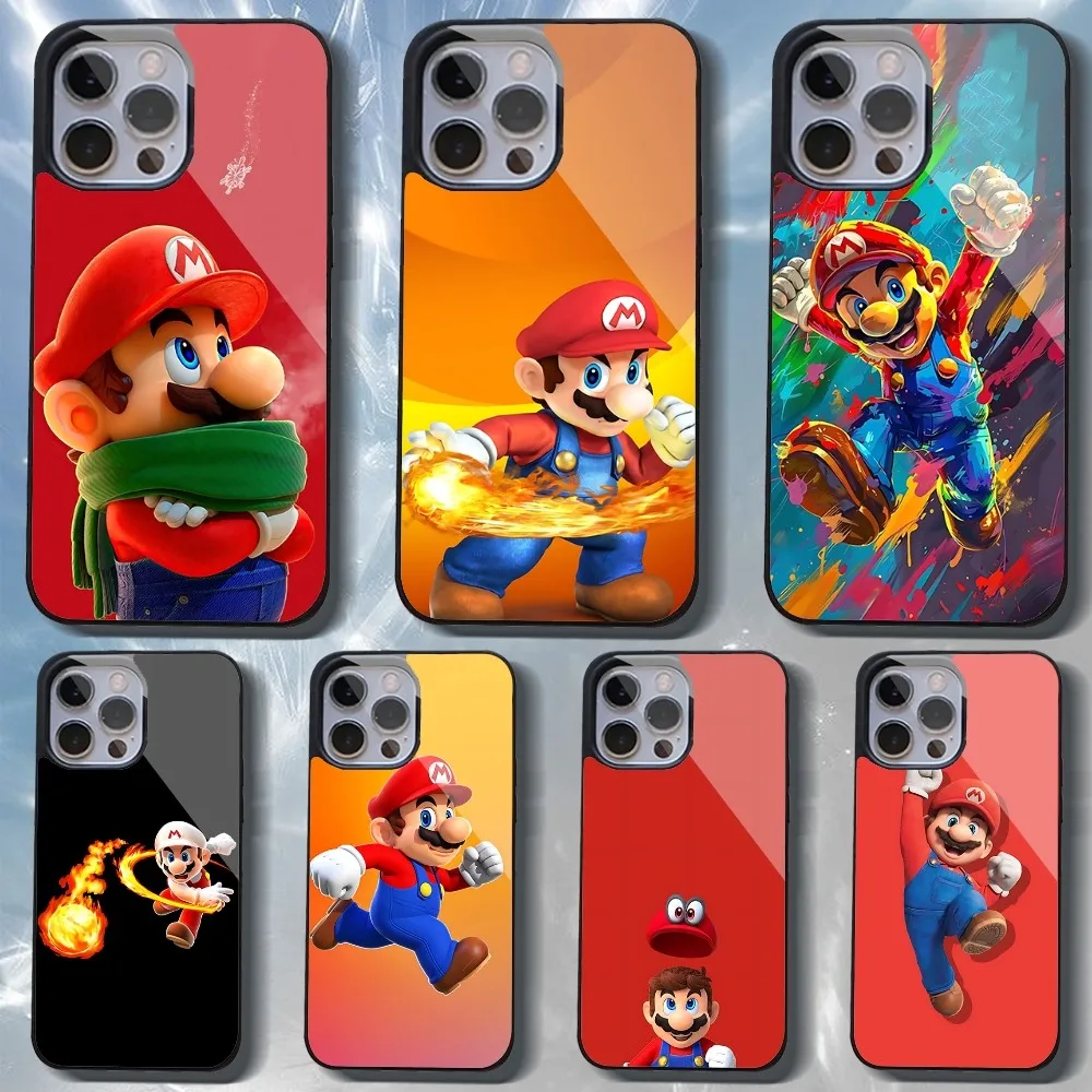 Big Nose Super M-Mario Phone Case For IPhone 16 15 14 13 Pro Max 11 12 Mini Alex Mirror For Magsafe Wireless Charging Cover