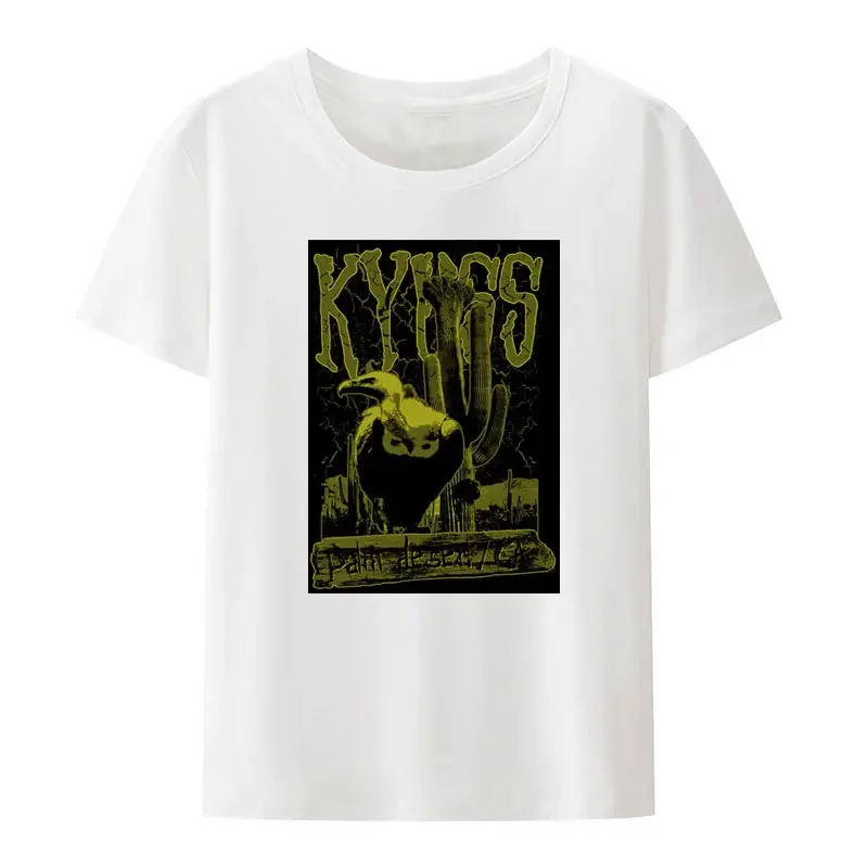 Retro Kyuss Black Widow Stoner Rock Queens of The Stone Age Modal T-Shirt Men Women Comfortable Creative Nostalgia Style Shirt