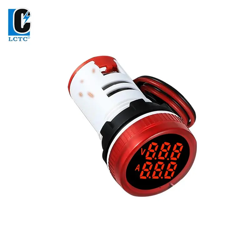 AD16-22FVA AC 380V Digital Display Current and Voltage Meter Integrated Indicator Light One Meter Dual-purpose Digital Dual Disp