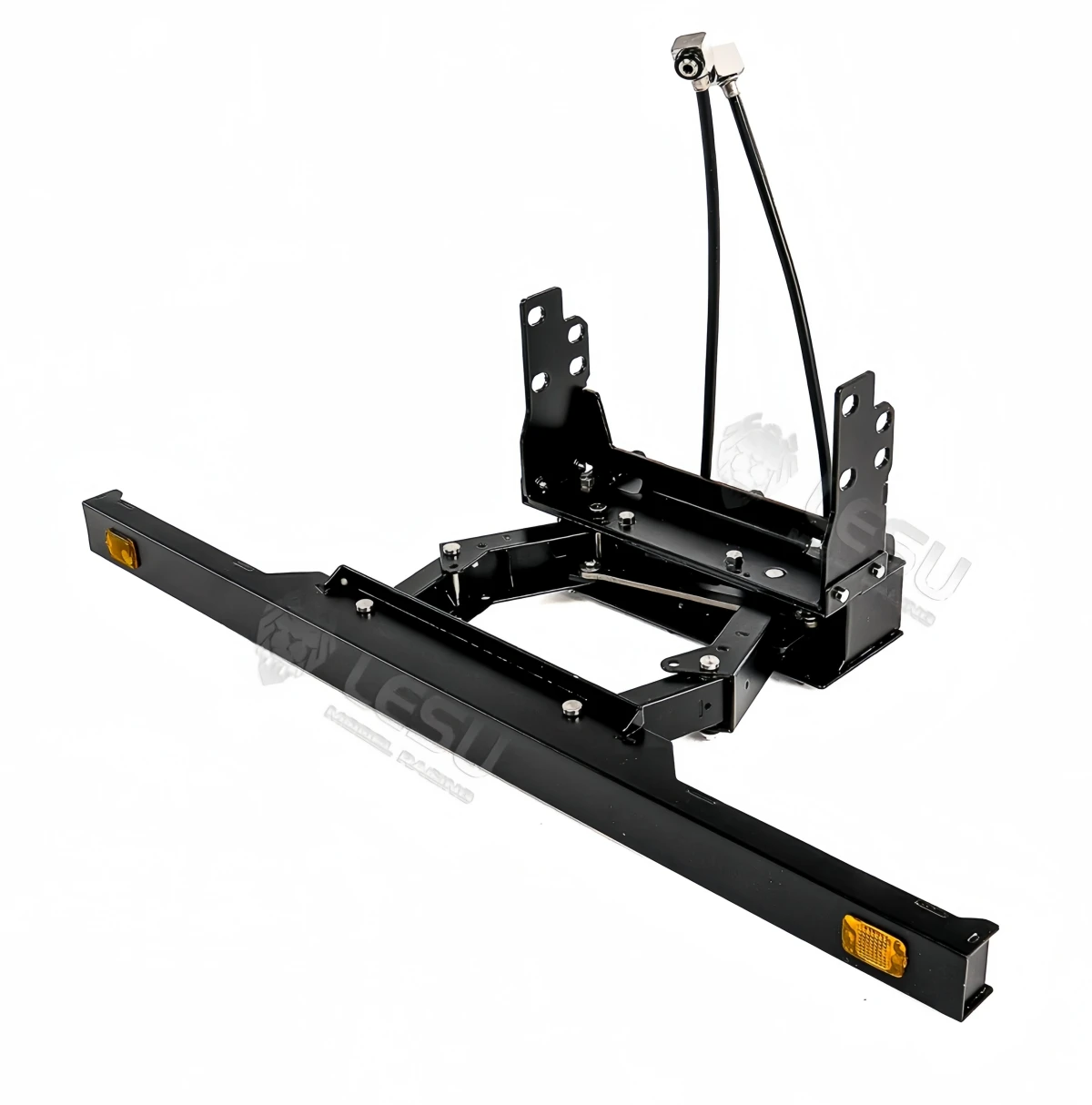 1/14 RC Truck Hydraulic Telescopic Rear Bumper & Tail Light Set LESU LS‑A0064 for Roll‑on/Roll‑off Tipper