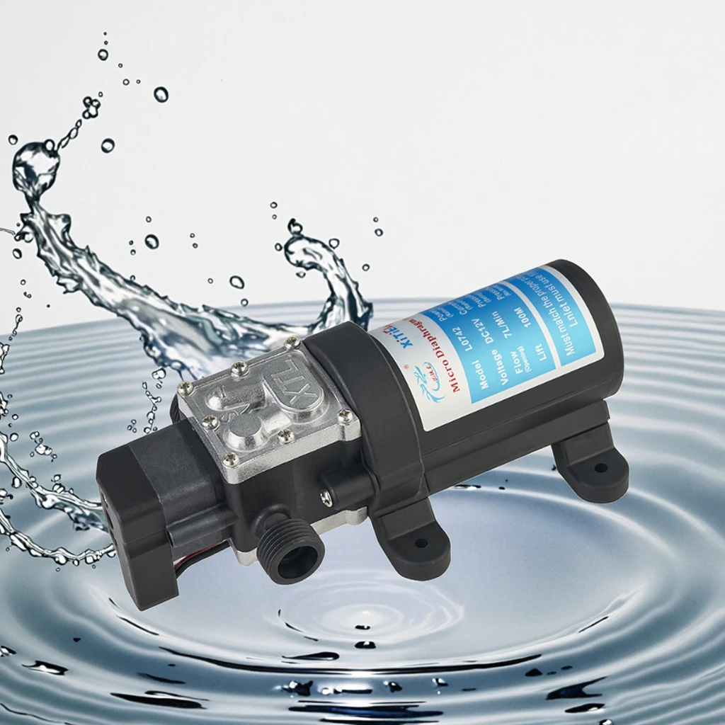 

L0742YD-12-100F Самовсасывающий бустерный насос, 12 В, 100 Вт, устойчивый к высоким температурам, миниатюрный электрический мембранный насос, чистящий насос