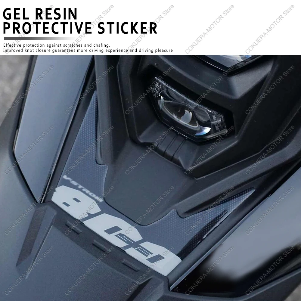 V-Strom 800SE Front beak Stickers Motorcycle Sticker 3D Epoxy Resin Protection Sticker For V-Strom 800 SE 2023