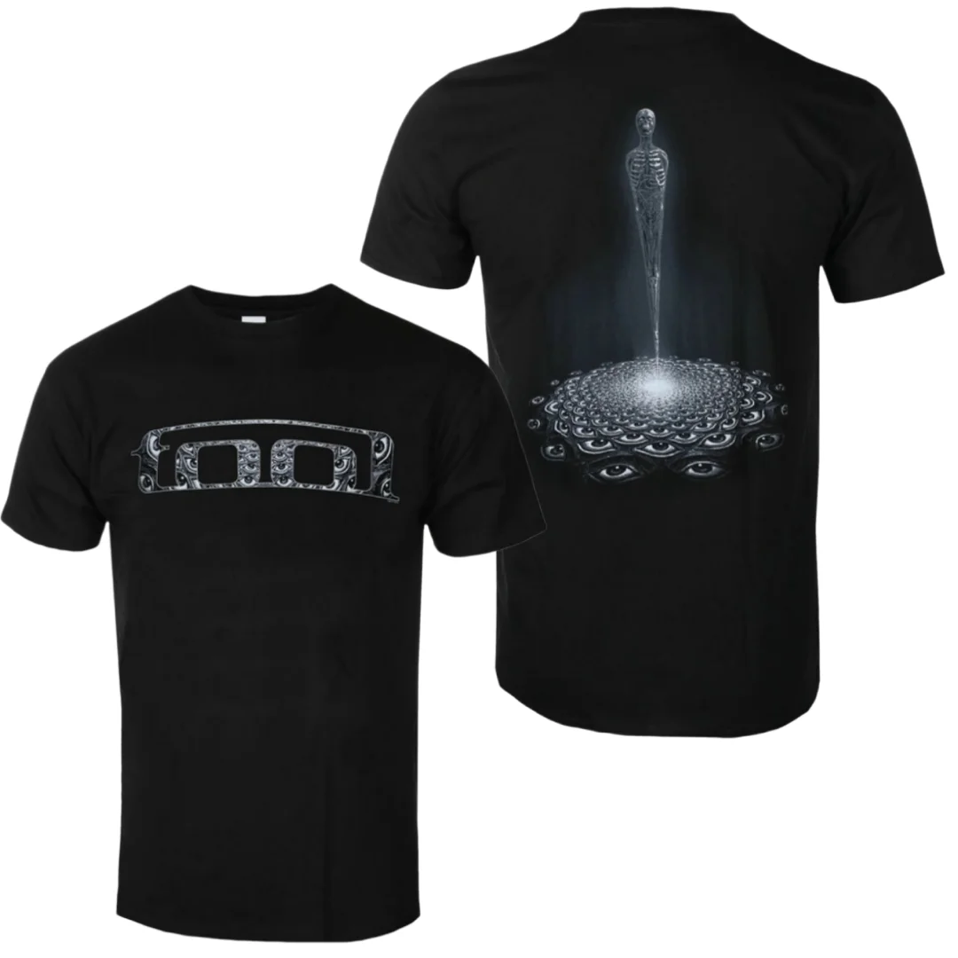 Tool - BW Spectre Patterned Inspired Printed T-shirts for Men and Women Universal Classic Band Fan T-shirts