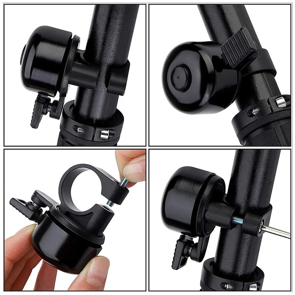 Mini Bicycle Bell Alloy Mountain Road Bike Safety Warning Alarm Cycling Handlebar Bell Ring Horn